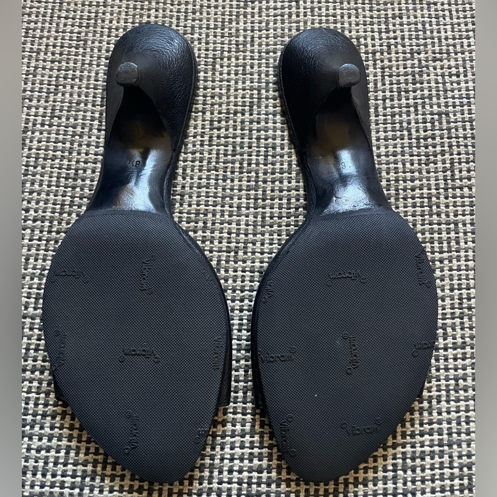 Sigerson Morrison Black Kitten Heels - Picture 4 of 4